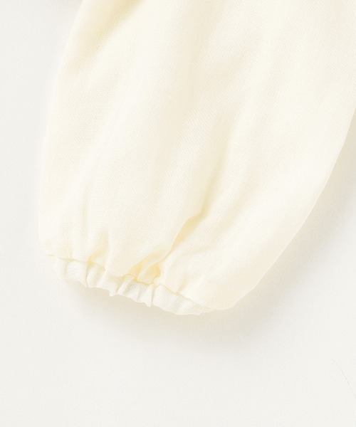 petit main（プティマイン）の「【リンク】レースベスト&ブラウスSET（アンサンブル・キッズ・グリーン/アイボリー・130cm/80ｃｍ/90cm/110cm/100cm/120cm）」の10枚目の写真