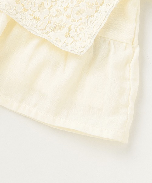 petit main（プティマイン）の「【リンク】レースベスト&ブラウスSET（アンサンブル・キッズ・グリーン/アイボリー・130cm/80ｃｍ/90cm/110cm/100cm/120cm）」の11枚目の写真