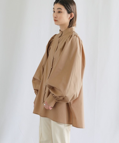 select MOCA（セレクトモカ）の「ボリュームスリーブギャザーブラウス