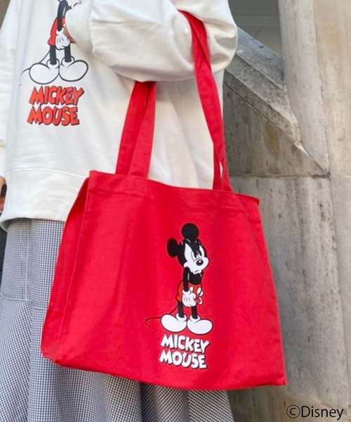 人気新品送無 ディズニー プリントキャンバストートバッグ トートバッグ One After Another Nice Claup ワンアフターアナザーナイスクラップ のファッション 特価商品売れ筋 Arenatheatre Net