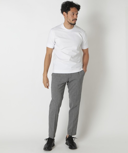 セール】シルケットスムースクルーネックTシャツ/ACTIVE TAILOR