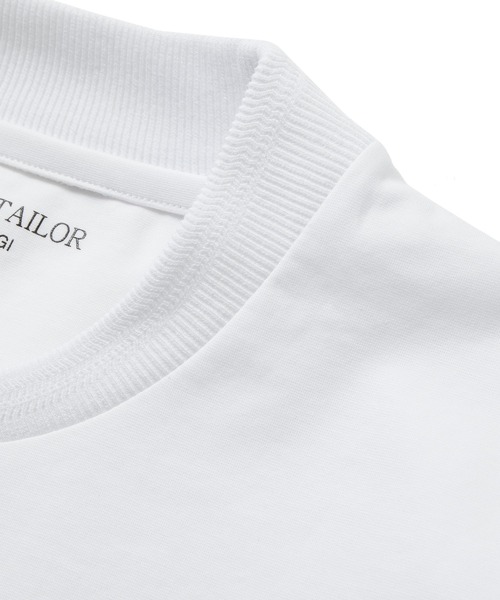 MEN'S BIGI(メンズビギ)の「シルケットスムースクルーネックTシャツ/ACTIVE TAILORライン(Tシャツ/カットソー・メンズ・ホワイト/ブラック/ネイビー/グレー・01/02/03/04)」の6枚目の写真
