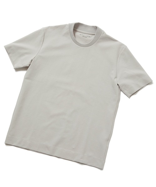 MEN'S BIGI(メンズビギ)の「シルケットスムースクルーネックTシャツ/ACTIVE TAILORライン(Tシャツ/カットソー・メンズ・ホワイト/ブラック/ネイビー/グレー・01/02/03/04)」の20枚目の写真