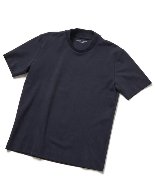 MEN'S BIGI(メンズビギ)の「シルケットスムースクルーネックTシャツ/ACTIVE TAILORライン(Tシャツ/カットソー・メンズ・ホワイト/ブラック/ネイビー/グレー・01/02/03/04)」の11枚目の写真