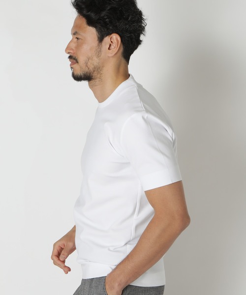 セール】シルケットスムースクルーネックTシャツ/ACTIVE TAILOR