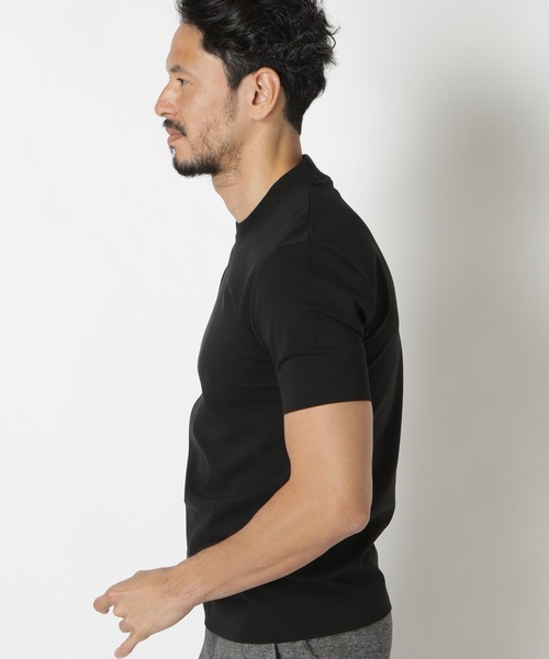 MEN'S BIGI(メンズビギ)の「シルケットスムースクルーネックTシャツ/ACTIVE TAILORライン(Tシャツ/カットソー・メンズ・ホワイト/ブラック/ネイビー/グレー・01/02/03/04)」の17枚目の写真