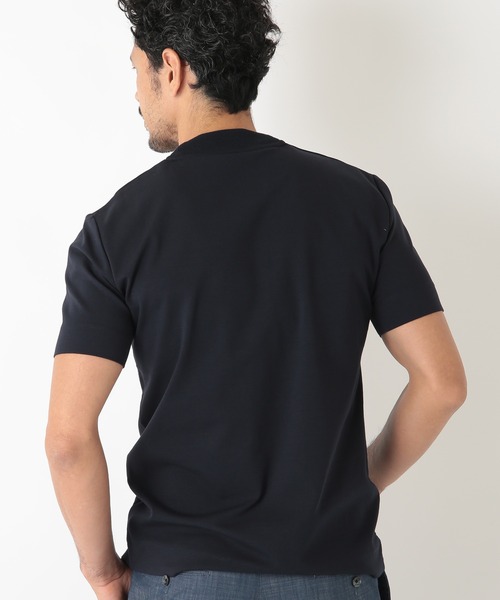 MEN'S BIGI(メンズビギ)の「シルケットスムースクルーネックTシャツ/ACTIVE TAILORライン(Tシャツ/カットソー・メンズ・ホワイト/ブラック/ネイビー/グレー・01/02/03/04)」の13枚目の写真