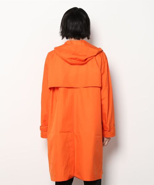 DESCENTE PAUSE（デサントポーズ）の「【デサントPAUSE】フーデッドオーバーコート / HOODED OVER COAT　耐久撥水　防風　パッカブル（その他アウター・メンズ・オレンジ/グレー/ブルー/ブラック・LARGE/SMALL/MEDIUM/X-LARGE）」の8枚目の写真