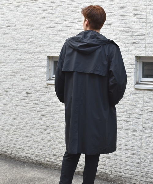 DESCENTE PAUSE（デサントポーズ）の「【デサントPAUSE】フーデッドオーバーコート / HOODED OVER COAT　耐久撥水　防風　パッカブル（その他アウター・メンズ・オレンジ/グレー/ブルー/ブラック・LARGE/SMALL/MEDIUM/X-LARGE）」の17枚目の写真