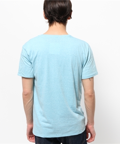 WEGO（ウィゴー）の「WEGO/VネックTシャツ（Tシャツ/カットソー・メンズ・ホワイト/サックスブルー/イエロー/レッド・SMALL/LARGE/MEDIUM）」の7枚目の写真