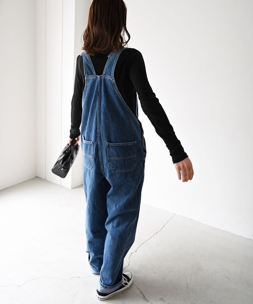 CANAL JEAN（キャナルジーン）の「El mar(エルマール) シアーロングTシャツ（Tシャツ/カットソー・レディース・ホワイト/ブラック/パープル/ピンク/グリーン・ONE SIZE）」の10枚目の写真