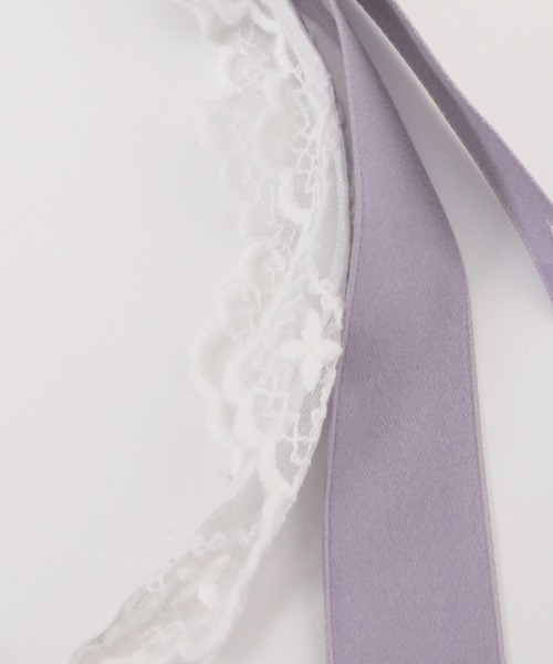 axes femme kawaii（アクシーズファムカワイイ）の「レースリボンカチューシャ（カチューシャ・レディース・ピンク/レッド/ブラック/ラベンダー・MEDIUM）」の14枚目の写真