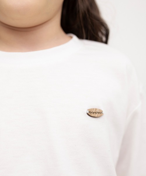 BRANSHES（ブランシェス）の「キャンディースリーブ長袖Tシャツ ロンT<br>（Tシャツ/カットソー・キッズ・ブラック/アイボリー/ブルー/ピンク・150/90/100/110/120/130/140）」の10枚目の写真