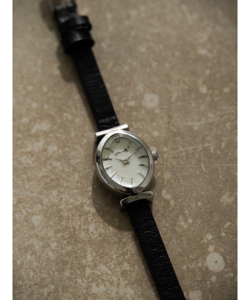 JUMELLE（ジュメロ）の「JMレザースリムウォッチ（アナログ腕時計・レディース・ブラック/ブラウン・FREE）」の8枚目の写真