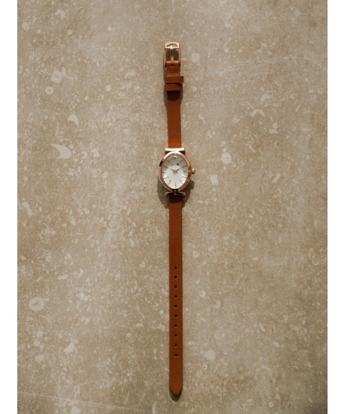 JUMELLE（ジュメロ）の「JMレザースリムウォッチ（アナログ腕時計・レディース・ブラック/ブラウン・FREE）」の9枚目の写真