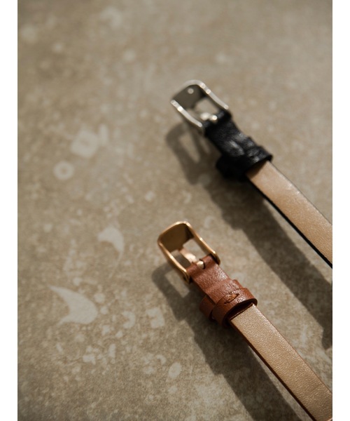 JUMELLE（ジュメロ）の「JMレザースリムウォッチ（アナログ腕時計・レディース・ブラック/ブラウン・FREE）」の17枚目の写真