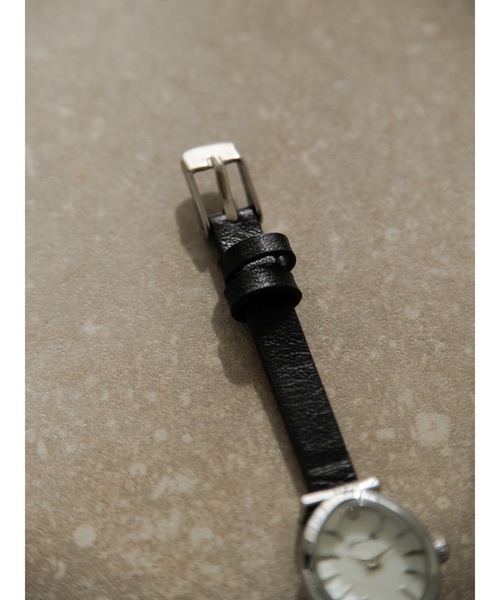 JUMELLE（ジュメロ）の「JMレザースリムウォッチ（アナログ腕時計・レディース・ブラック/ブラウン・FREE）」の12枚目の写真