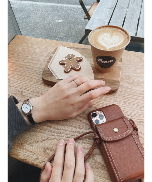 JUMELLE（ジュメロ）の「JMレザースリムウォッチ（アナログ腕時計・レディース・ブラック/ブラウン・FREE）」の22枚目の写真