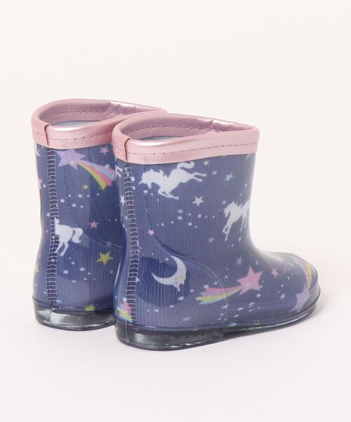FABHUG (ファブハグ)の「MILKY UNICORNレインシューズ #ユニコーン(レインシューズ・キッズ・パープル/ネイビー・16cm/17cm/19cm/20cm/18cm/13cm/15cm/14cm)」の3枚目の写真