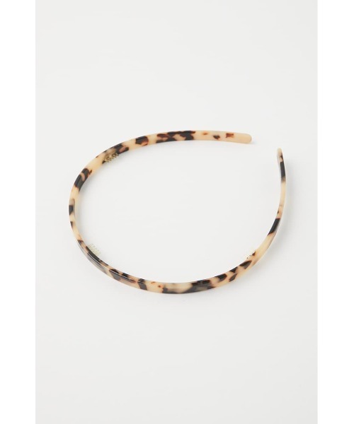 MOUSSY（マウジー）の「MARBLE ヘッドバンド（カチューシャ・レディース・アイボリー/ブラウン・FREE）」の3枚目の写真