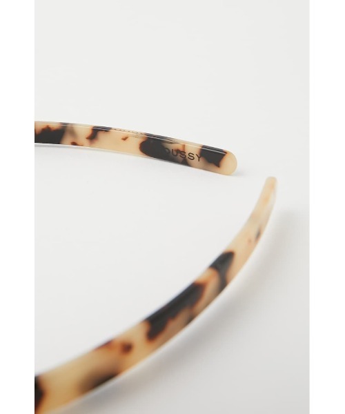 MOUSSY（マウジー）の「MARBLE ヘッドバンド（カチューシャ・レディース・アイボリー/ブラウン・FREE）」の8枚目の写真