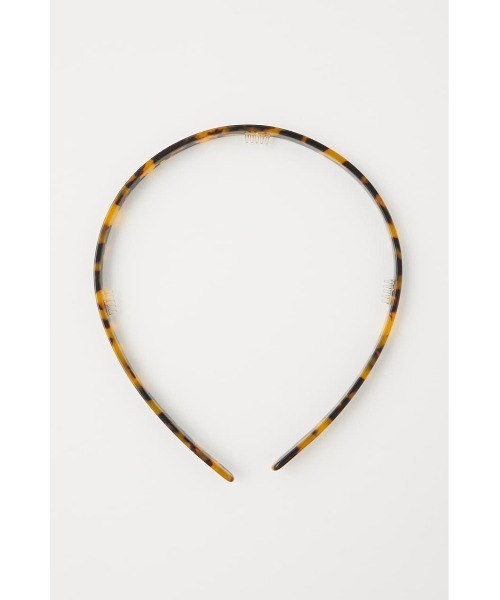 MOUSSY（マウジー）の「MARBLE ヘッドバンド（カチューシャ・レディース・アイボリー/ブラウン・FREE）」の12枚目の写真