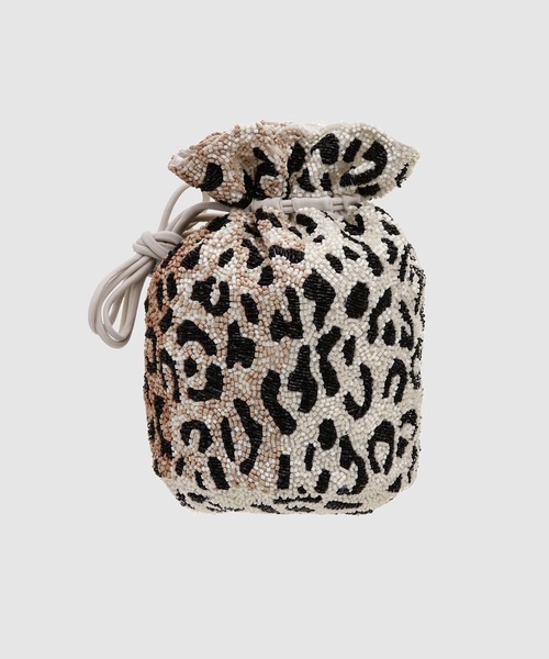 GANNI(ガニー)の「Hand Beaded Accessories(クラッチバッグ・レディース・その他2/その他3/レオパード・ONE SIZE)」の1枚目の写真