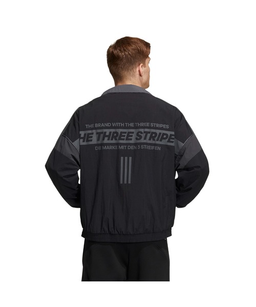 adidas(アディダス)の「アディダス adidas ワーディング ウーブンジャケット(ナイロンジャケット・メンズ・ブラック/グレー/ネイビー・M/3L/L/LL)」の4枚目の写真