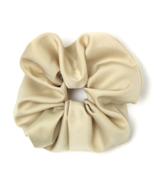 LAKOLE（ラコレ）の「サテンシュシュ / 274360（シュシュ・レディース・ベージュ/ブルー/ライトイエロー/グリーン/チャコール/ライトグリーン/ライトベージュ・FREE）」の7枚目の写真