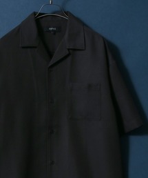 ANPAS | ANPAS Twill Fabric Oversized Open Collar Shirt/ANPAS ツイル オーバーサイズ オープンカラーシャツ(シャツ/ブラウス)