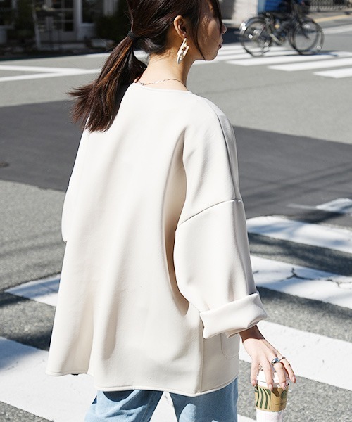 and it_（アンドイット）の「カットポンチジャケット（ノーカラー