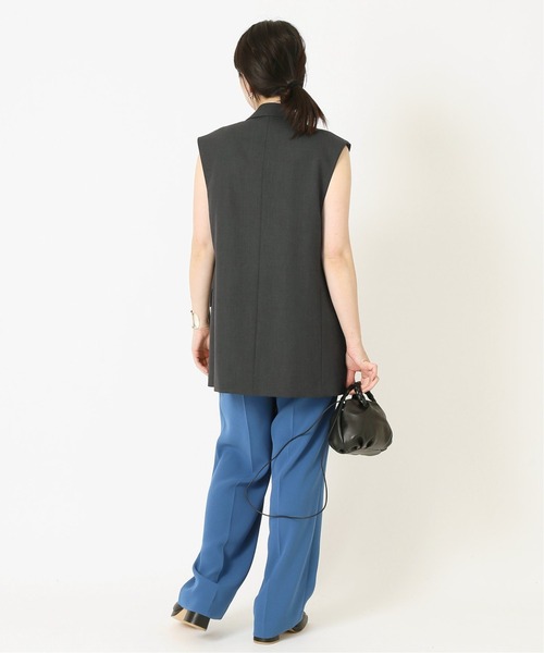 journal standard L'essage（ジャーナルスタンダードレサージュ）の「CERAMICA ベスト◆（その他アウター・レディース・チャコールグレー/ベージュ・FREE）」の5枚目の写真