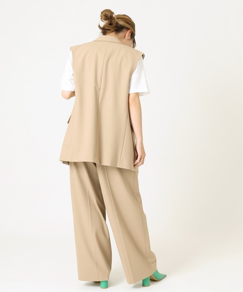 journal standard L'essage（ジャーナルスタンダードレサージュ）の「CERAMICA ベスト◆（その他アウター・レディース・チャコールグレー/ベージュ・FREE）」の13枚目の写真