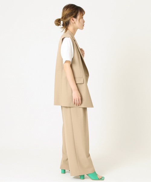 journal standard L'essage（ジャーナルスタンダードレサージュ）の「CERAMICA ベスト◆（その他アウター・レディース・チャコールグレー/ベージュ・FREE）」の14枚目の写真