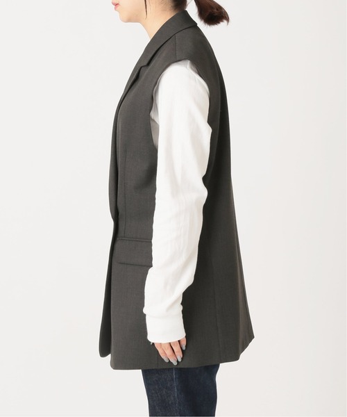 journal standard L'essage（ジャーナルスタンダードレサージュ）の「CERAMICA ベスト◆（その他アウター・レディース・チャコールグレー/ベージュ・FREE）」の19枚目の写真