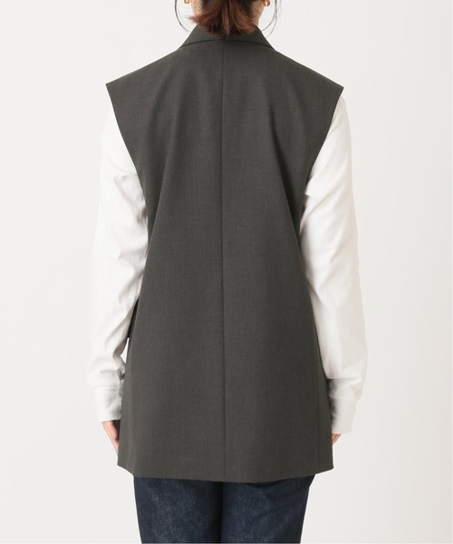 journal standard L'essage（ジャーナルスタンダードレサージュ）の「CERAMICA ベスト◆（その他アウター・レディース・チャコールグレー/ベージュ・FREE）」の20枚目の写真