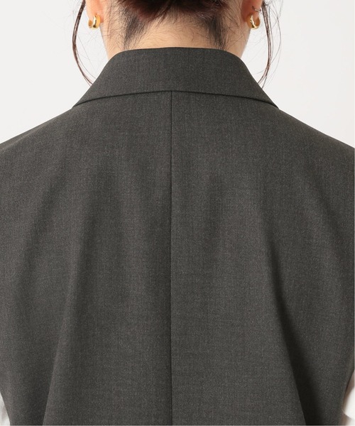 journal standard L'essage（ジャーナルスタンダードレサージュ）の「CERAMICA ベスト◆（その他アウター・レディース・チャコールグレー/ベージュ・FREE）」の22枚目の写真