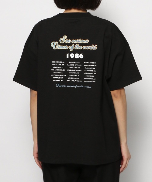 PAGEBOY（ページボーイ）の「アメリカンロックアートT（Tシャツ/カットソー・レディース・オフホワイト/ブラック/チャコール・FREE）」の19枚目の写真