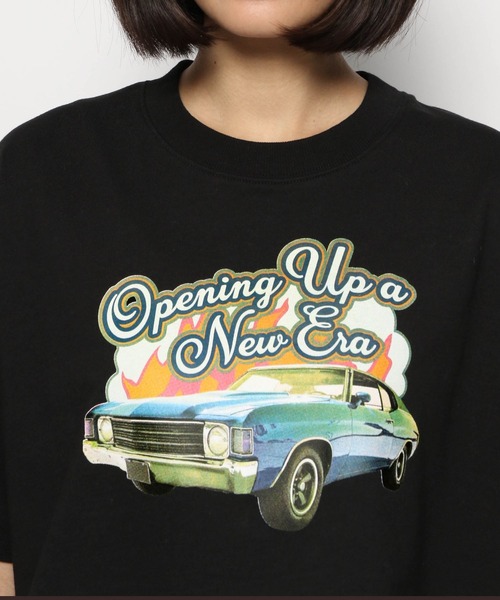 PAGEBOY（ページボーイ）の「アメリカンロックアートT（Tシャツ/カットソー・レディース・オフホワイト/ブラック/チャコール・FREE）」の20枚目の写真