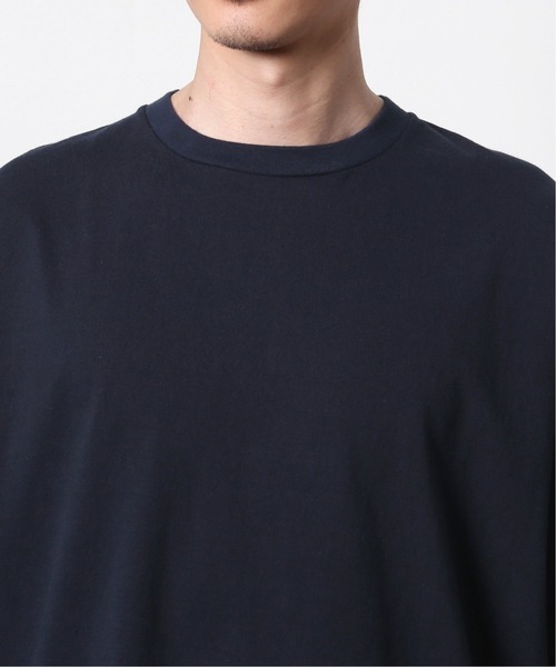 JOURNAL STANDARD J.S HOMESTEAD（ジャーナルスタンダードホームステッド）の「【J.S.Homestead】CUT DOWN ショートスリーブTシャツ（Tシャツ/カットソー・メンズ・アイボリー/ネイビー/ホワイト・X-LARGE/LARGE/SMALL/MEDIUM）」の8枚目の写真