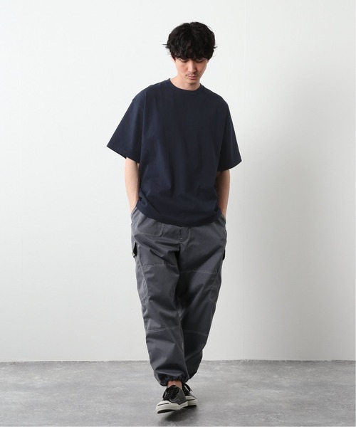 JOURNAL STANDARD J.S HOMESTEAD（ジャーナルスタンダードホームステッド）の「【J.S.Homestead】CUT DOWN ショートスリーブTシャツ（Tシャツ/カットソー・メンズ・アイボリー/ネイビー/ホワイト・X-LARGE/LARGE/SMALL/MEDIUM）」の4枚目の写真