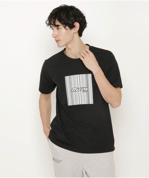 MIZUNO SPORTS STYLE（ミズノスポーツスタイル）の「グラフィックＴシャツ　［ユニセックス］（Tシャツ/カットソー・メンズ・ブラック/ホワイト/ダークブルー・XL/M/L/S）」の2枚目の写真