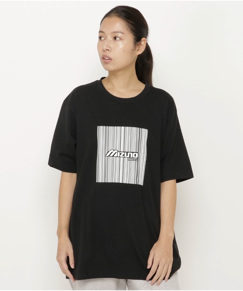 MIZUNO SPORTS STYLE（ミズノスポーツスタイル）の「グラフィックＴシャツ　［ユニセックス］（Tシャツ/カットソー・メンズ・ブラック/ホワイト/ダークブルー・XL/M/L/S）」の5枚目の写真