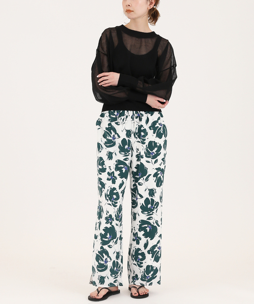 SLOBE IENA（スローブイエナ）の「シアーラミーカーディガン◆（カーディガン/ボレロ・レディース・ホワイト/ブラック/ブルー系その他・FREE）」の10枚目の写真