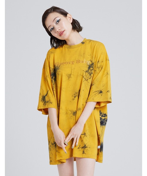 Tie-dye stitch big tee