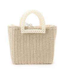 couture brooch | 【定番人気！】フェイクパールハンドルペーパートート(ハンドバッグ)