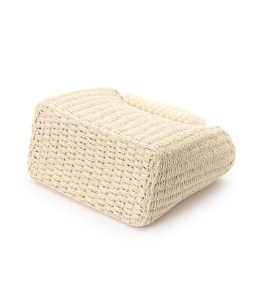 couture brooch（クチュールブローチ）の「◆【定番人気！】フェイクパールハンドルペーパートート（ハンドバッグ・レディース・ブラック/ナチュラル・00）」の8枚目の写真