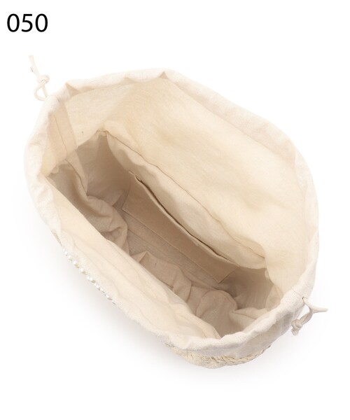 couture brooch（クチュールブローチ）の「◆【定番人気！】フェイクパールハンドルペーパートート（ハンドバッグ・レディース・ブラック/ナチュラル・00）」の3枚目の写真