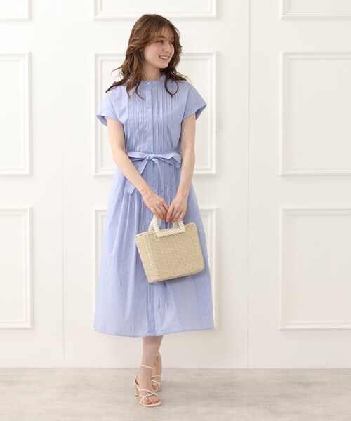 couture brooch（クチュールブローチ）の「◆【定番人気！】フェイクパールハンドルペーパートート（ハンドバッグ・レディース・ブラック/ナチュラル・00）」の6枚目の写真