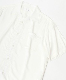 MARUKAWA | 2022SS レーヨン 総柄 無地 オープンカラー アロハシャツ(シャツ/ブラウス)